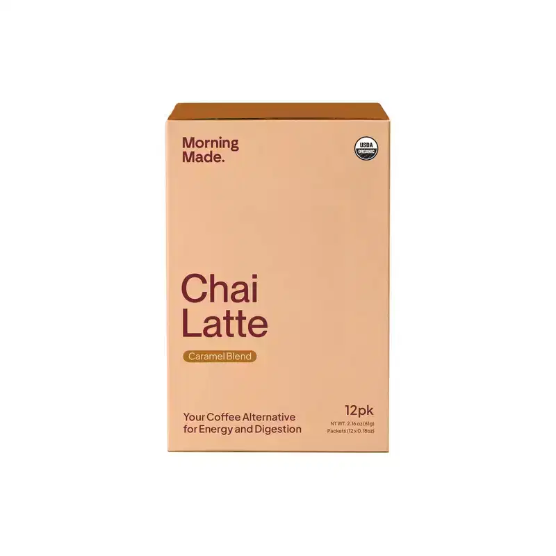 Morning Made Caramel Blend Chai Latte - 2.16oz/12ct